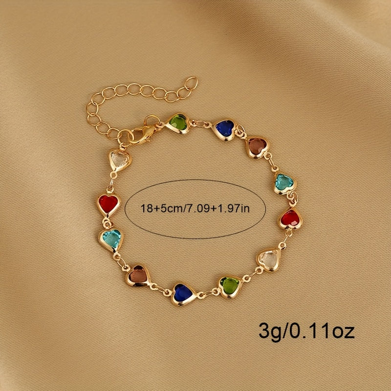 Modern 1-Piece Bracelet Set with Gold-tone