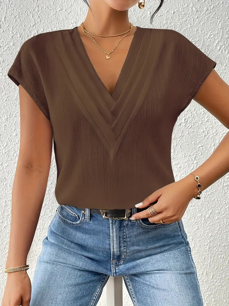 Solid Polyester Sweater