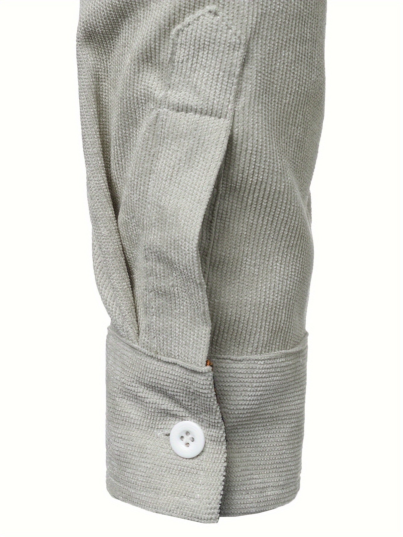 Men's Lapel Shirt, Casual Button Up Long Sleeve Shirt For Summer Fall Business