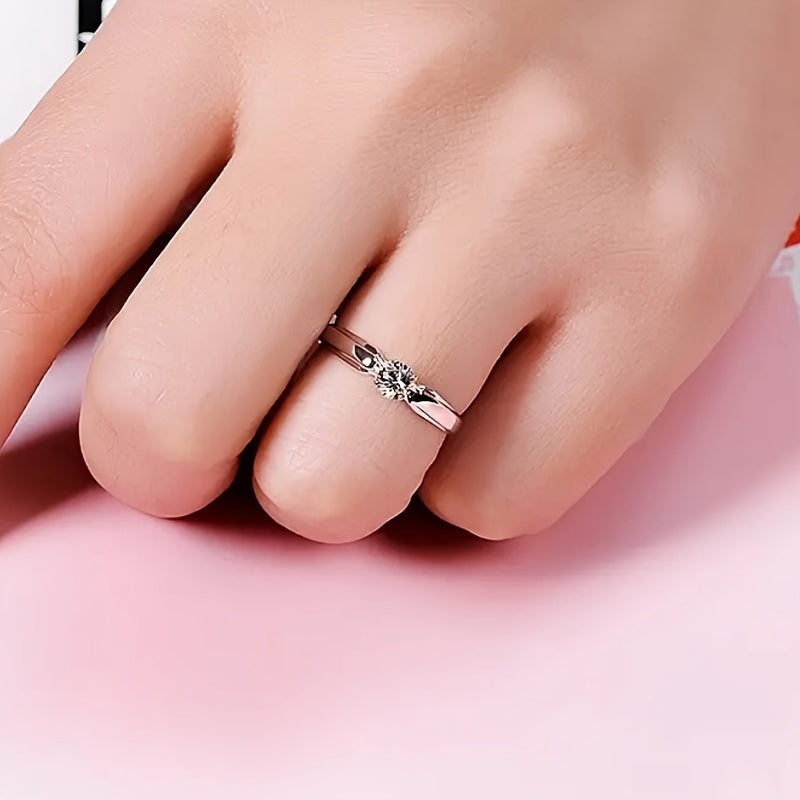 Modern Ring with Gold-tone