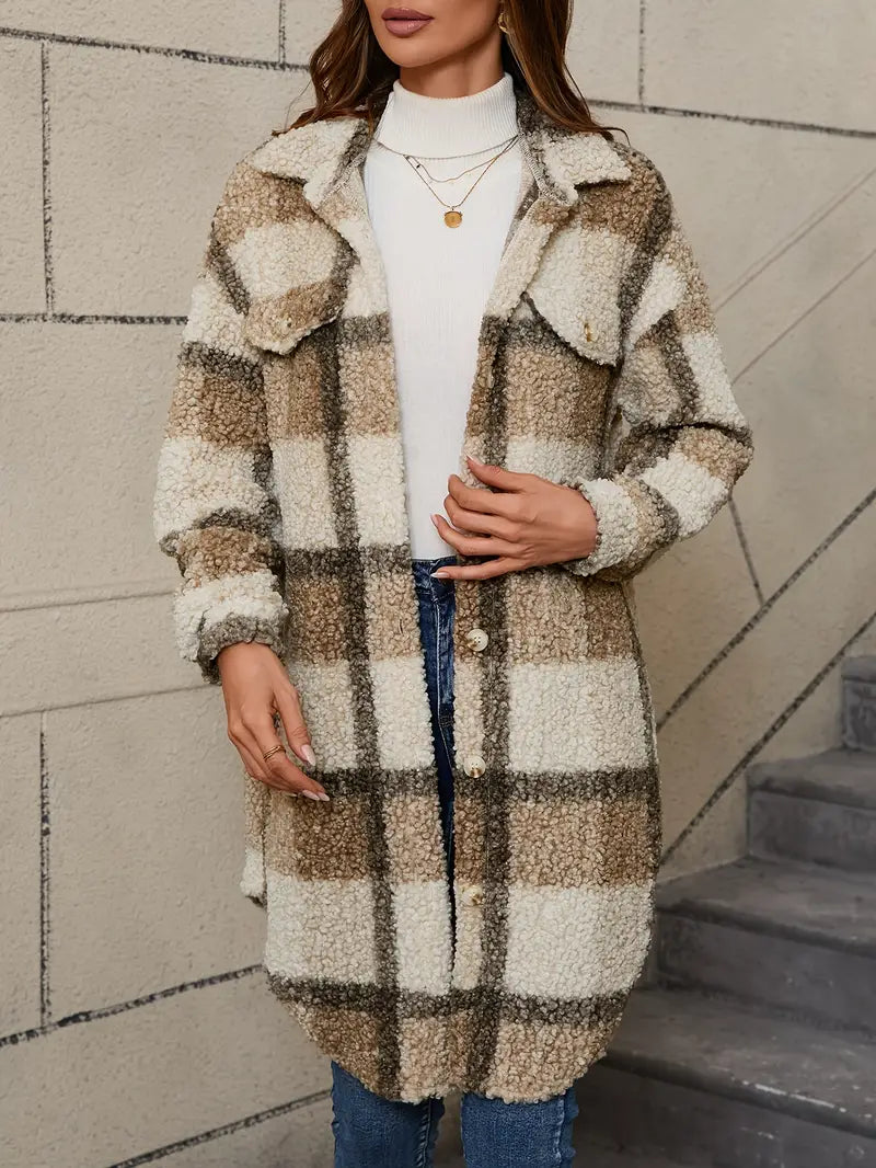 Plaid Long Jacket