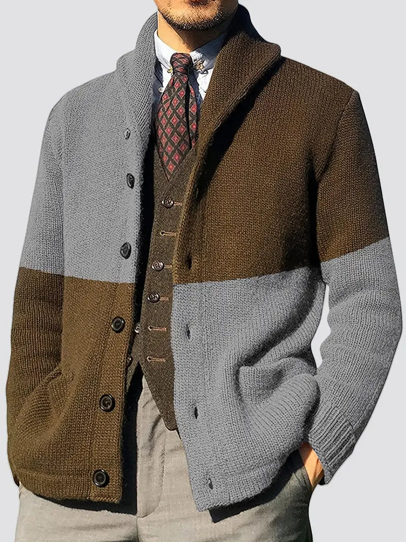 Knit Button-Up Sweater