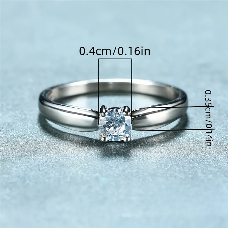 Modern Ring with Gold-tone