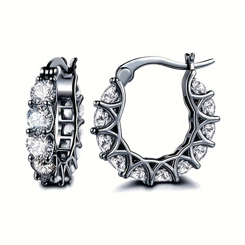Vintage Earrings with Gold-tone