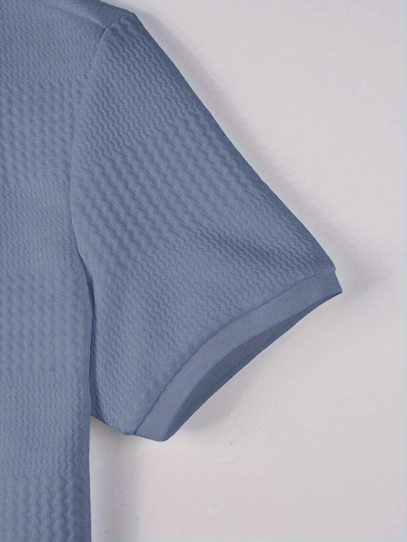 Men's Solid Short Sleeve Golf T-shirt For Summer Outdoor Business