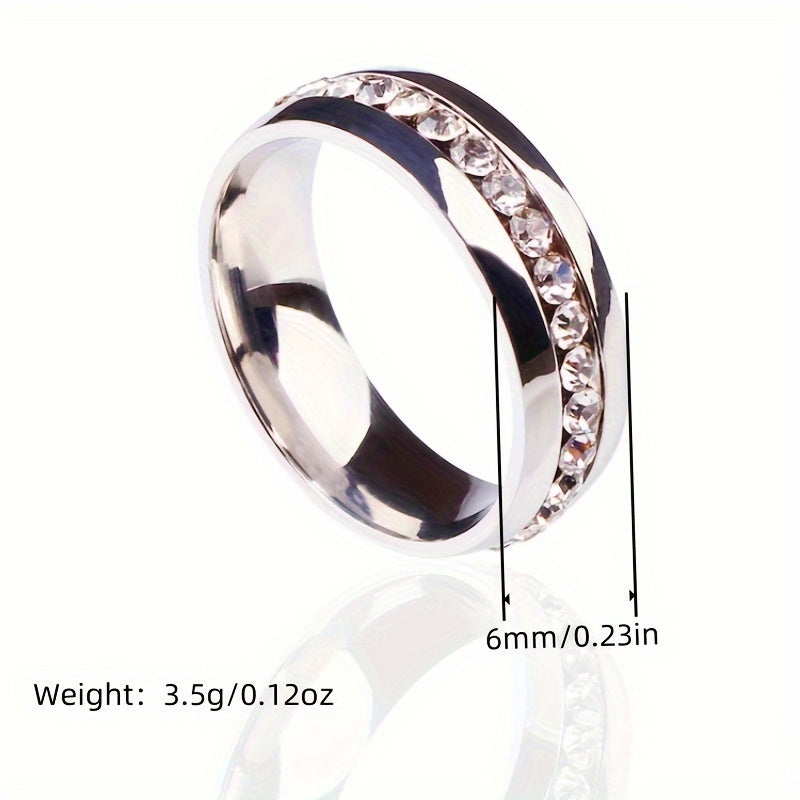 Vintage Ring with Silver-tone