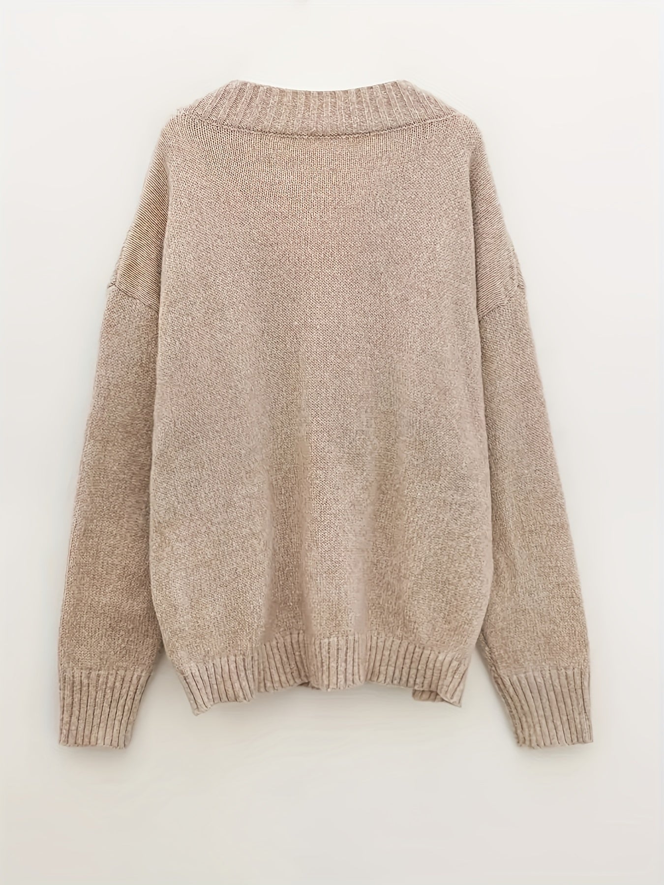 V-Neck Knitted Sweater
