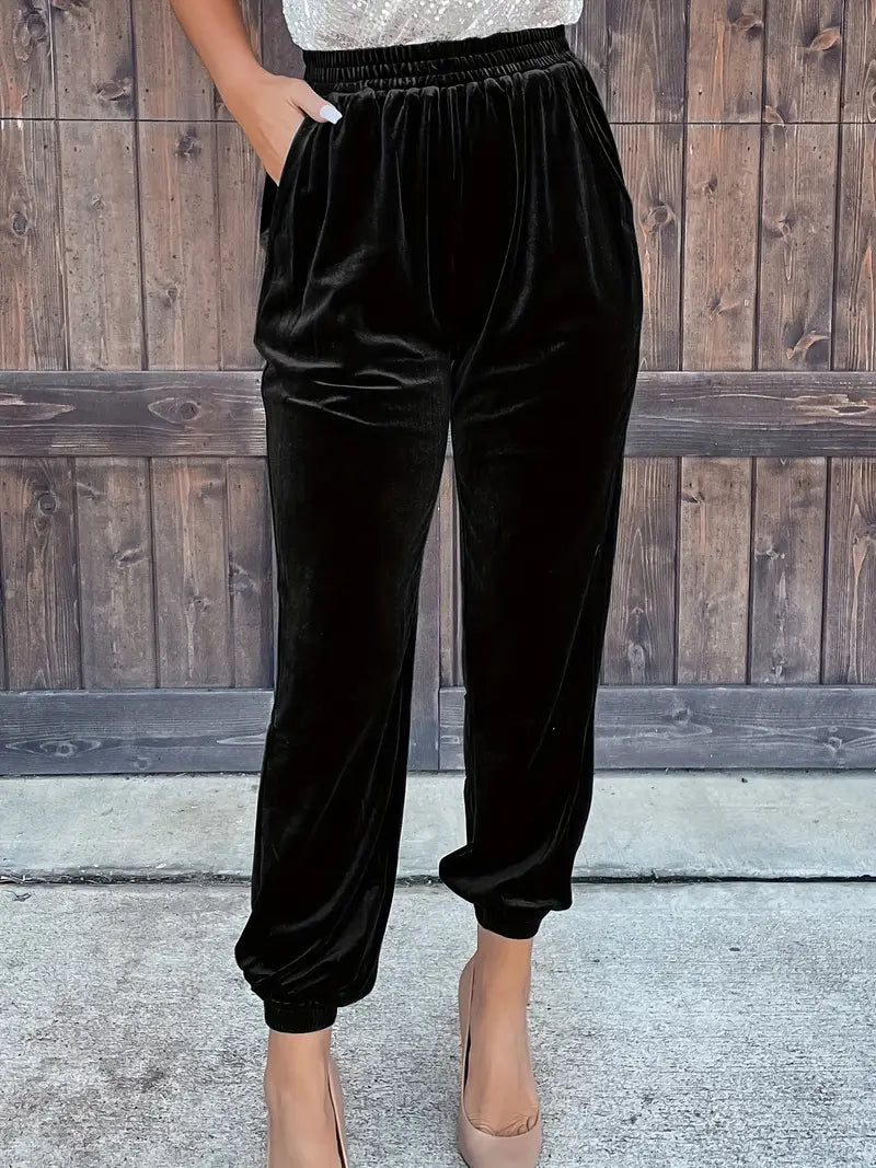 Solid Spandex Sweater Solid Slant Pockets
