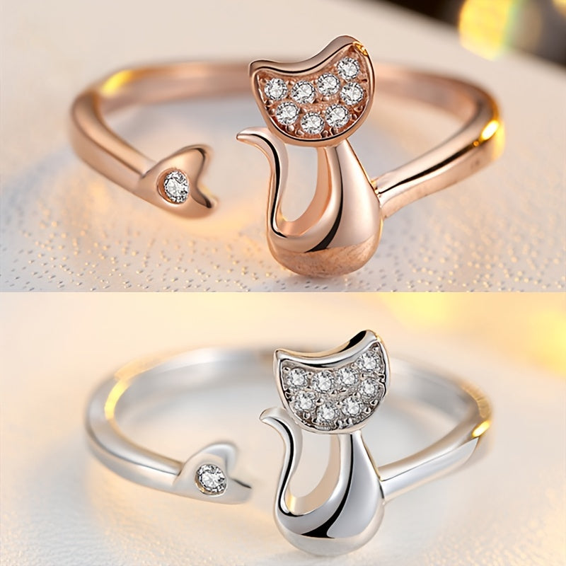 Vintage Ring with Gold-tone