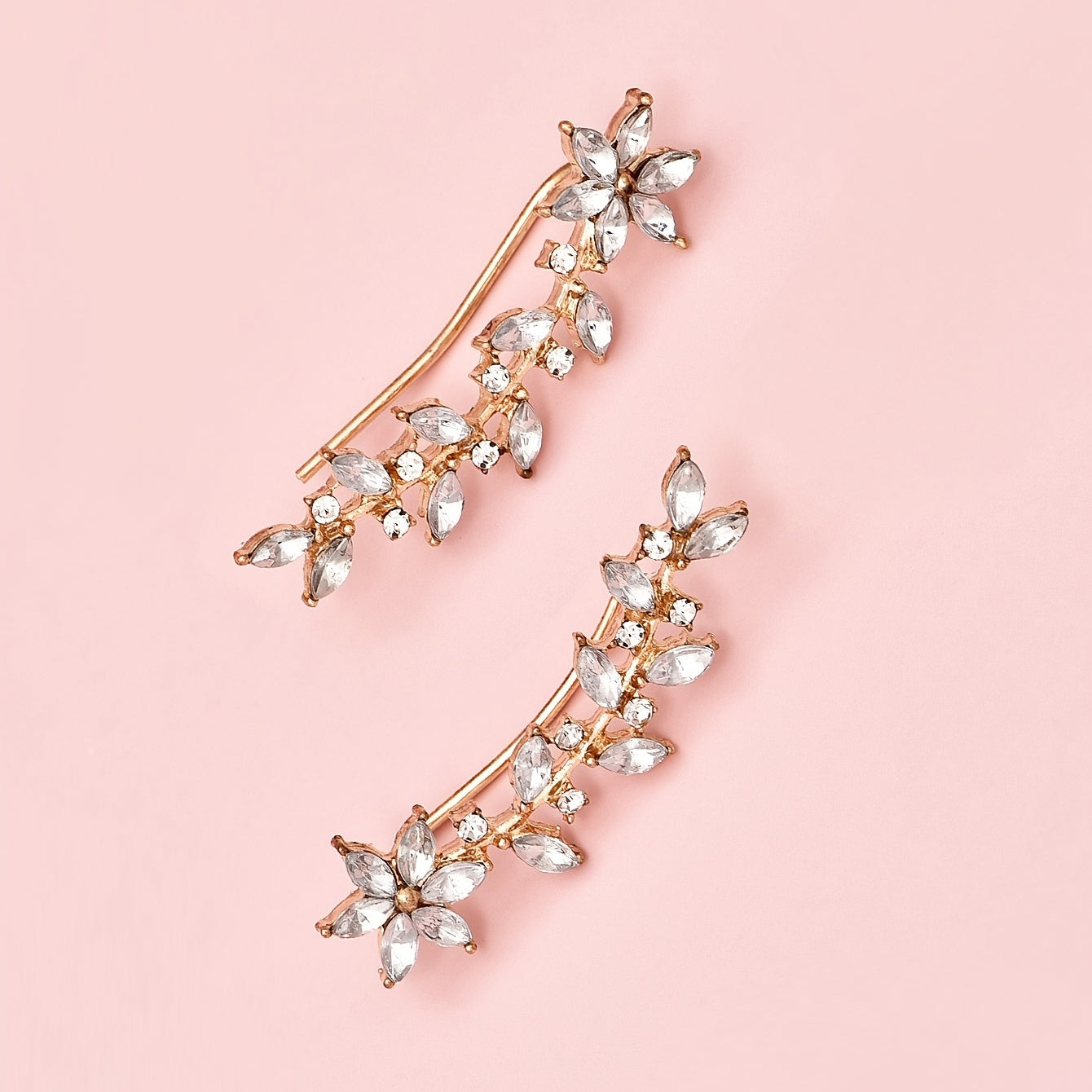 Boho Earrings with Gold-tone