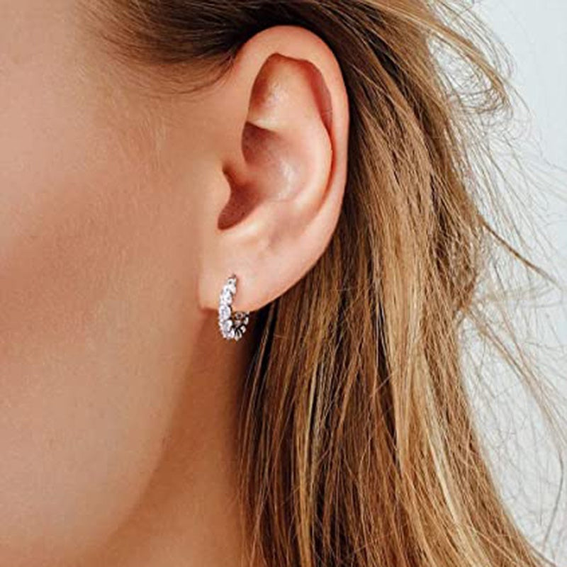 Vintage Earrings with Gold-tone
