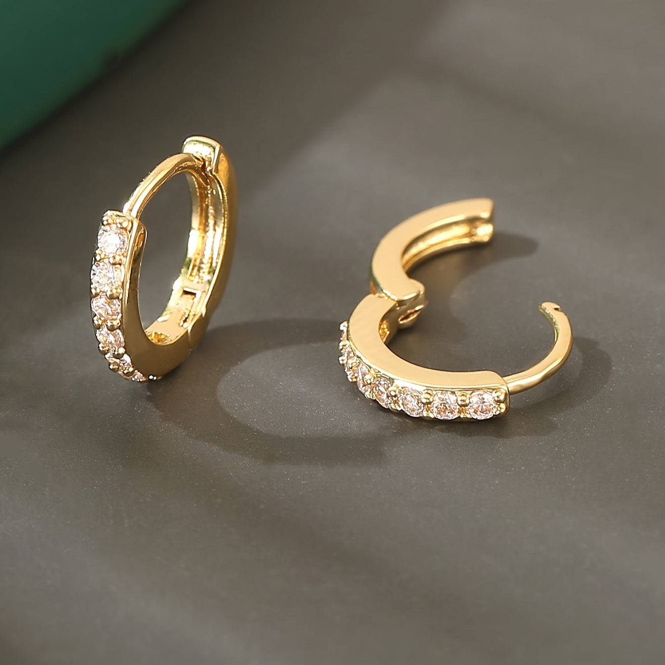 Boho Earrings with Gold-tone