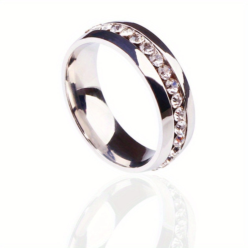 Vintage Ring with Silver-tone