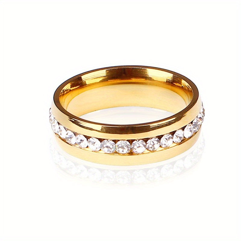 Vintage Ring with Silver-tone