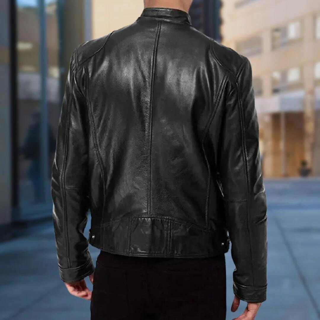 BIKER LEATHER JACKET