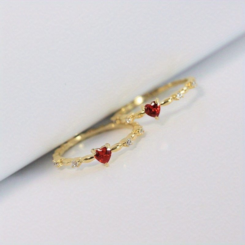 Vintage Ring with Gold-tone