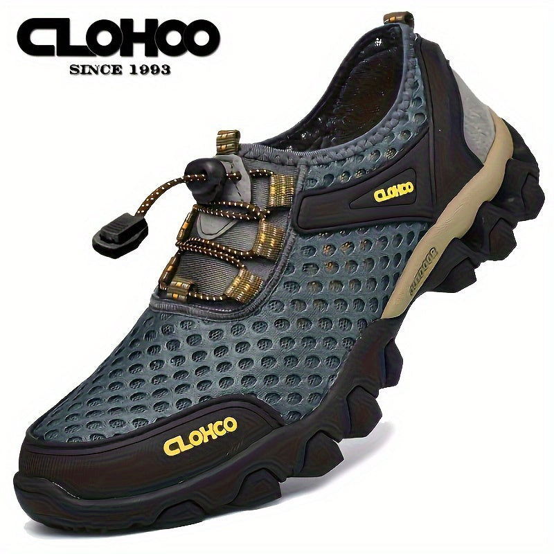 CLOHOO Men's Breathable Casual Sneakers - Comfortable, Durable Walking Shoes with Soft Sole for Outdoor & Casual Attire, CLOHOO