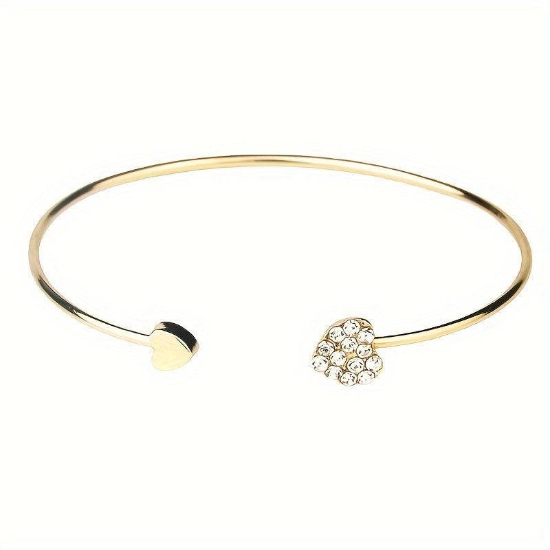 Modern 1-Piece Bracelet Set with Gold-tone