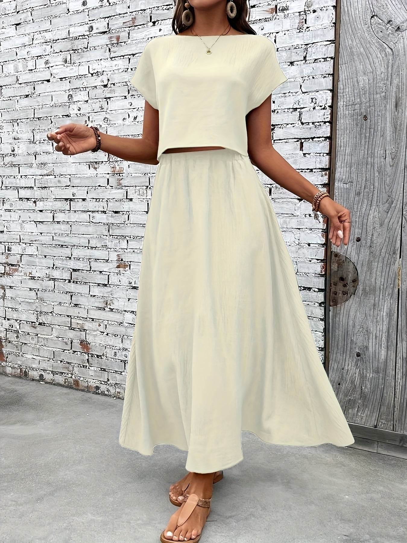 Chic Everyday Blouse 2-Piece Set