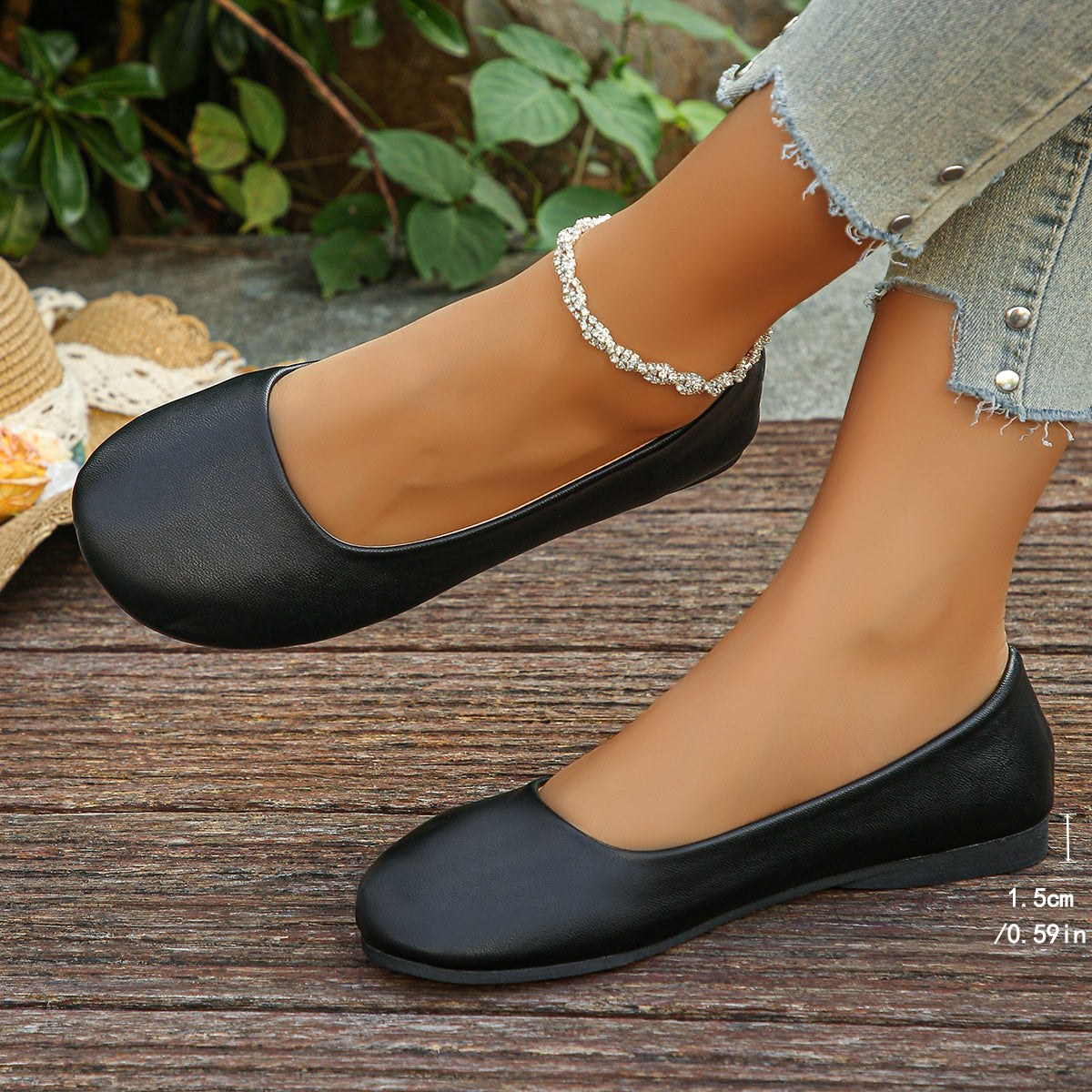 Elegant Tan Heels with Slip-On
