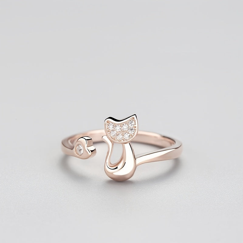 Vintage Ring with Gold-tone
