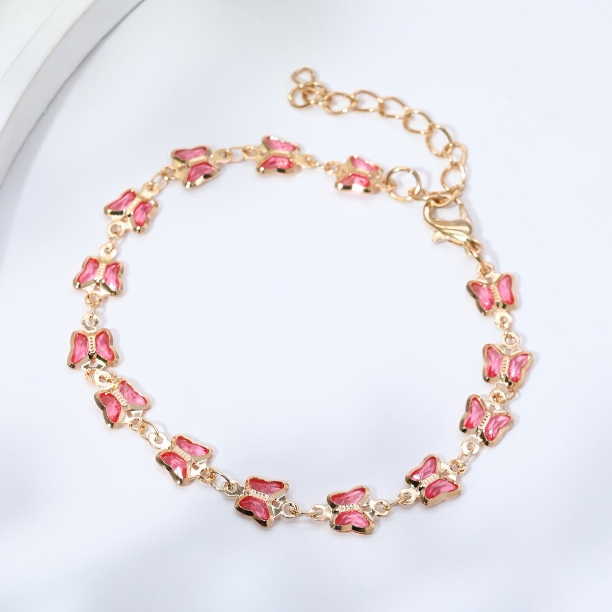 Modern 1-Piece Bracelet Set with Gold-tone