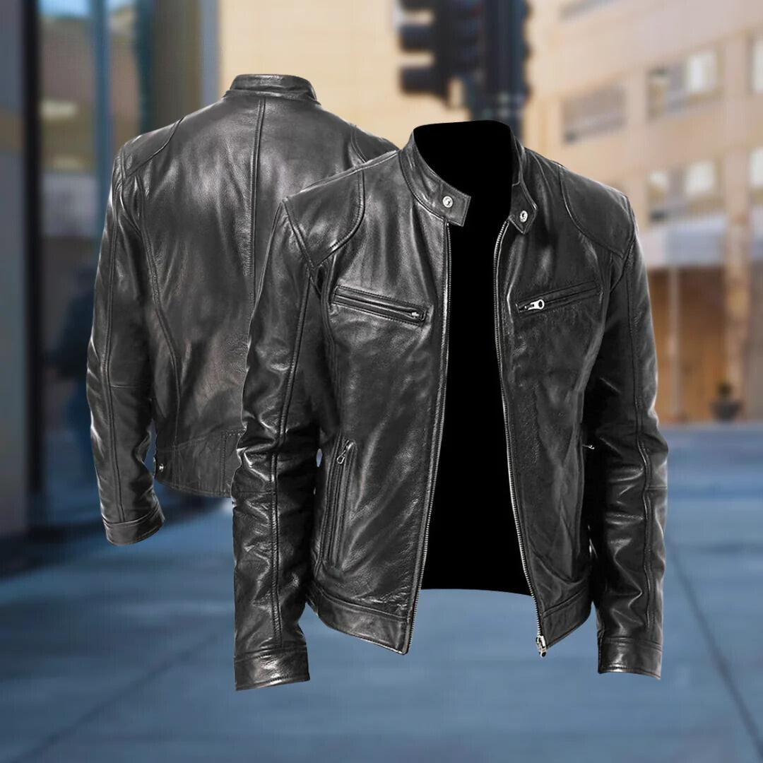 BIKER LEATHER JACKET
