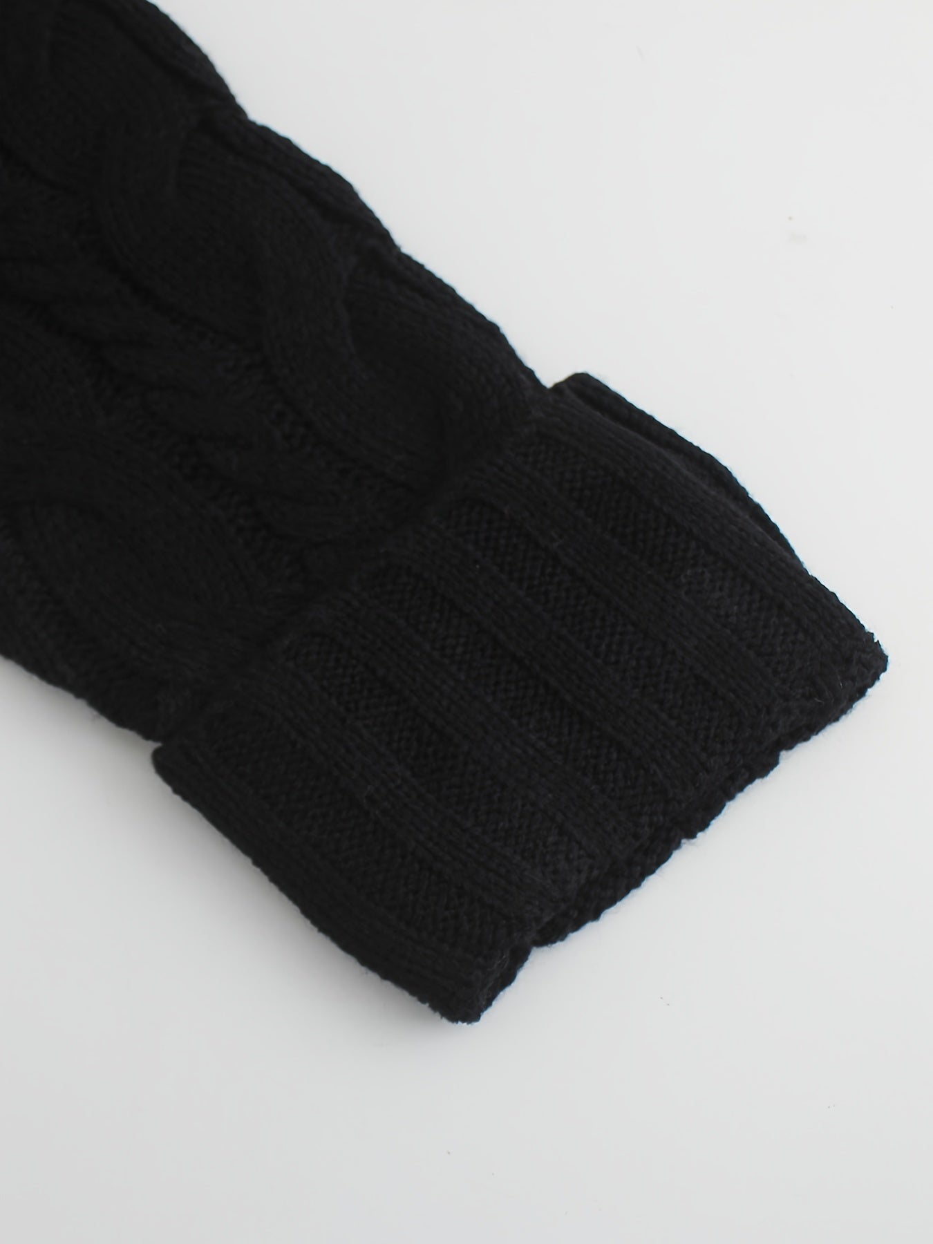Cable Knit Drop Shoulder Cardigan, Casual Pockets Long Sleeve Cardigan For Fall & Winter, Women's Clothing