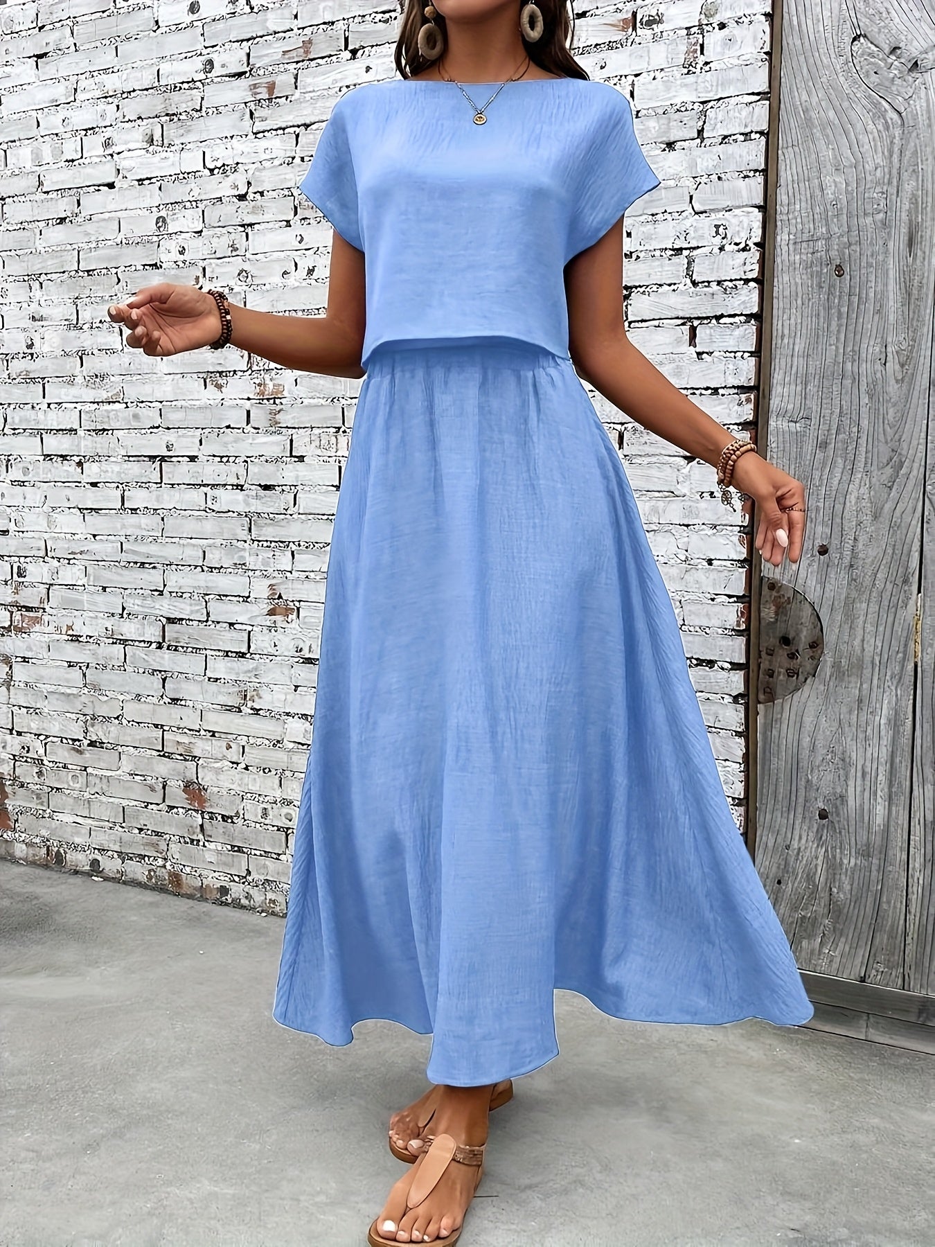 Chic Everyday Blouse 2-Piece Set