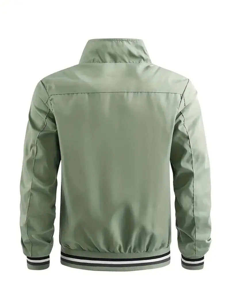 Polyester Zip Long Sleeve Jacket