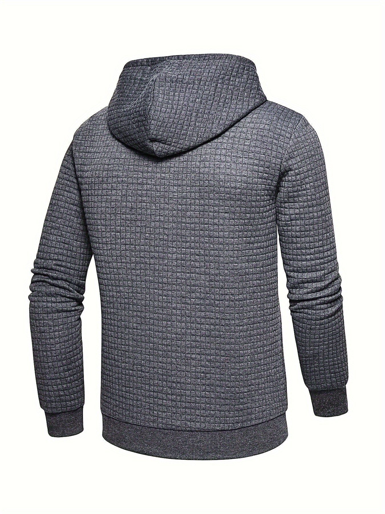 Men's Sporty Hooded Sweatshirt - Navy Blue with Copper Bow Accents, Regular Fit, Machine Washable, High-Quality Fabric for Casual & Athletic Wear, Sweater Hoodie, Everyday Comfort, Textured Knit Fabric