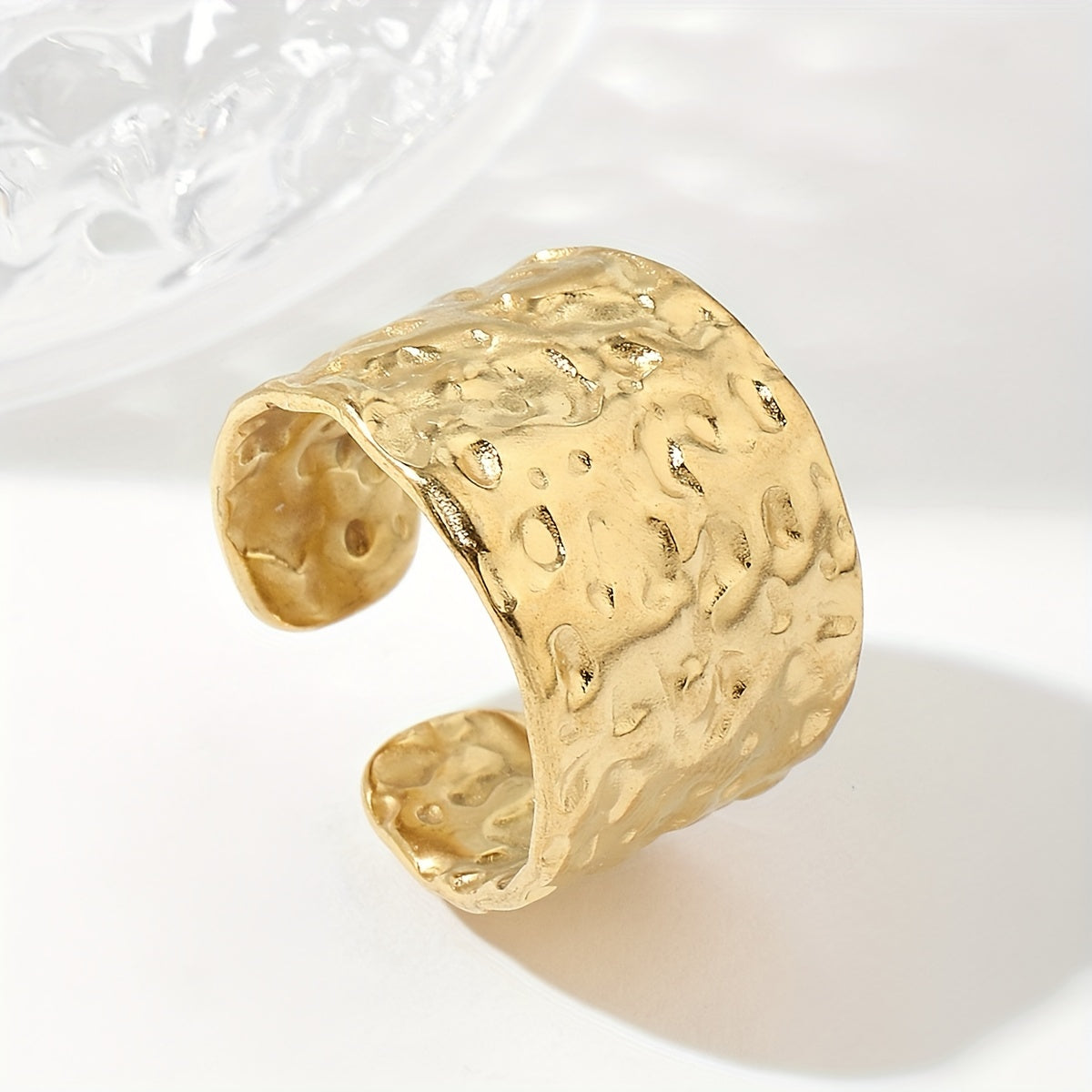 Boho Ring with Gold-tone
