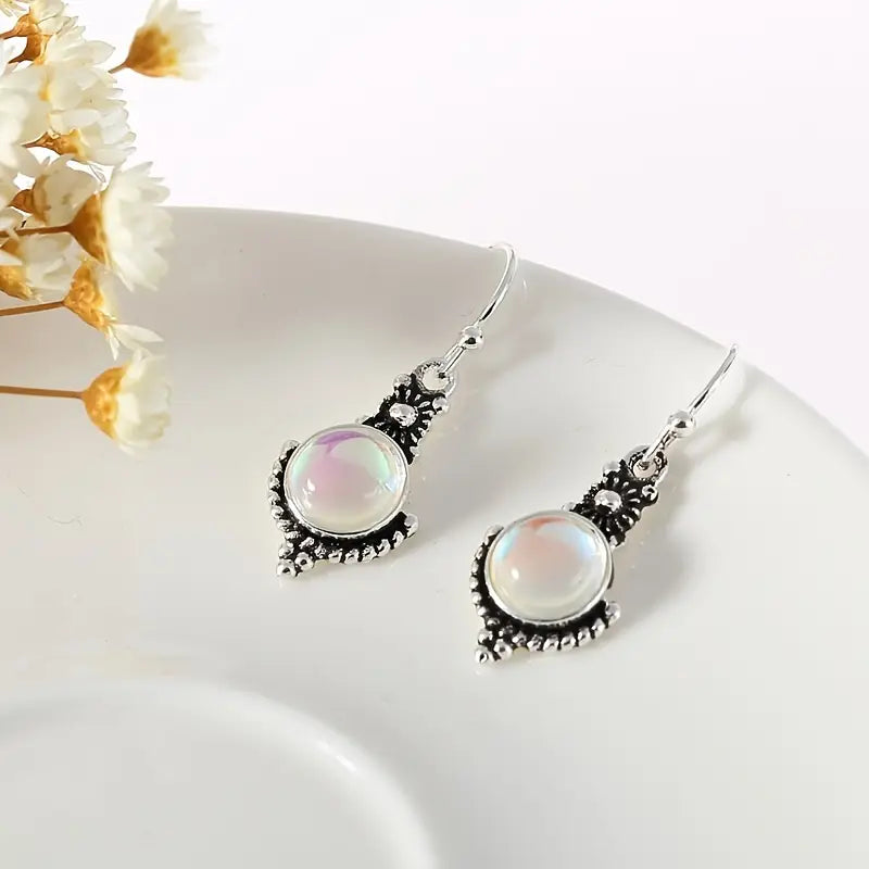 Vintage Earrings with Gold-tone