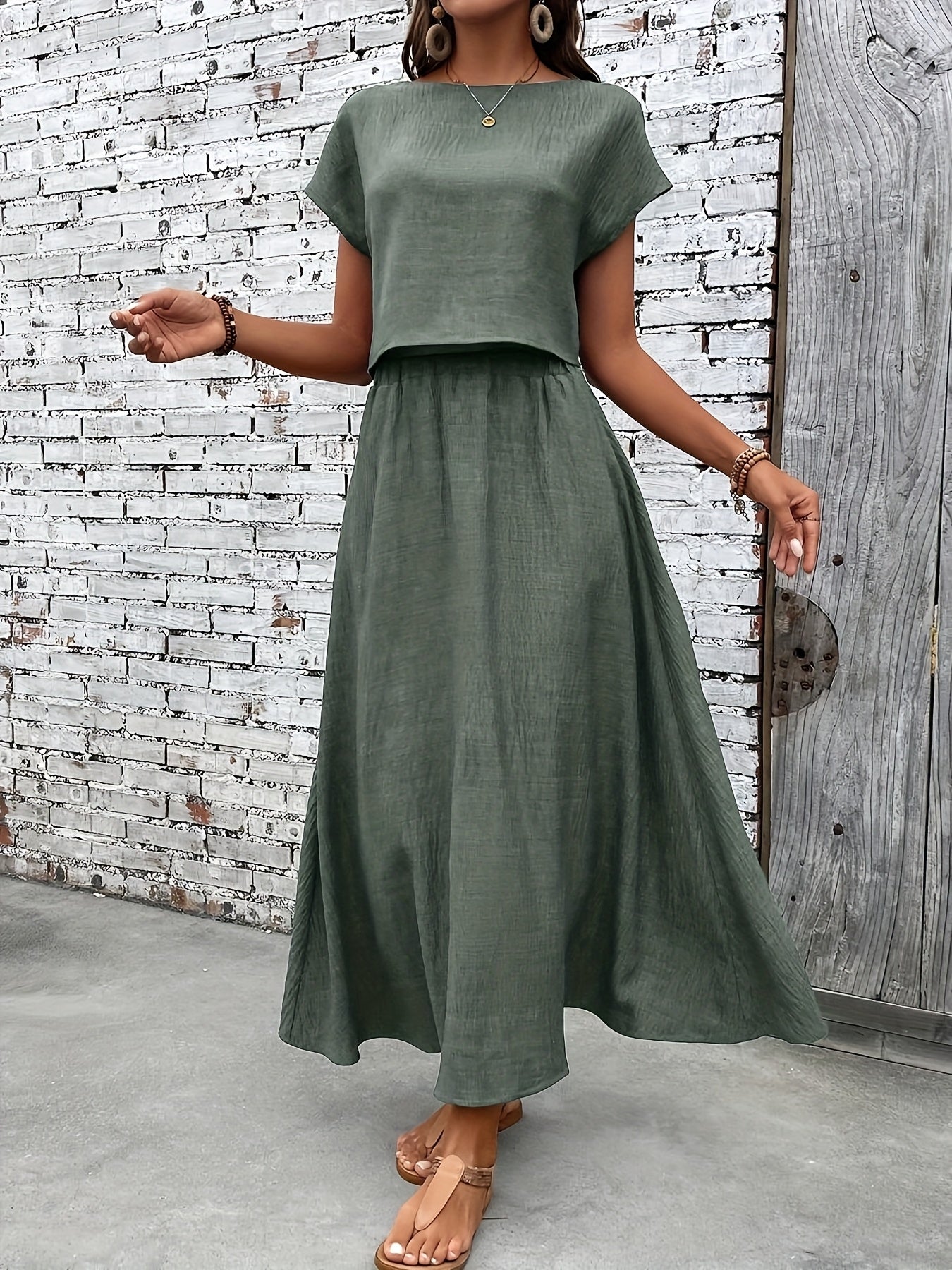 Chic Everyday Blouse 2-Piece Set