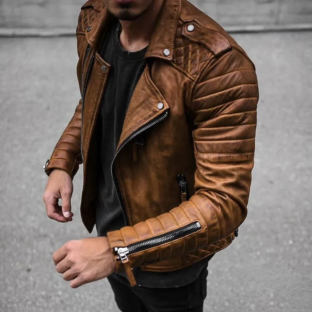 CASUAL LEATHER JACKET