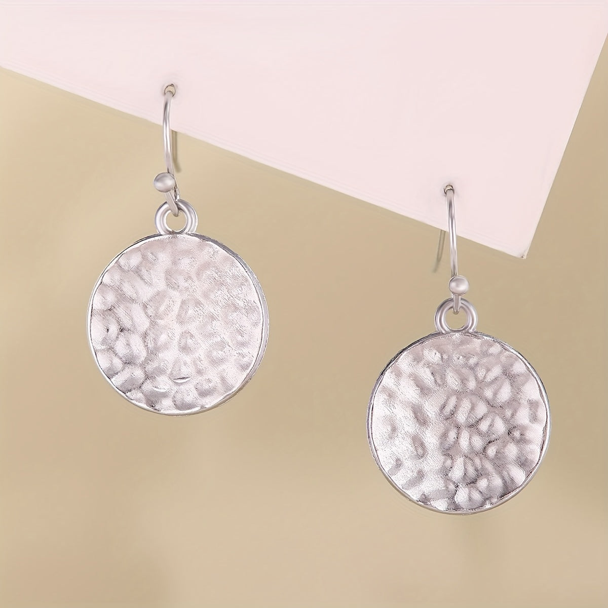 Modern Earrings with Gold-tone