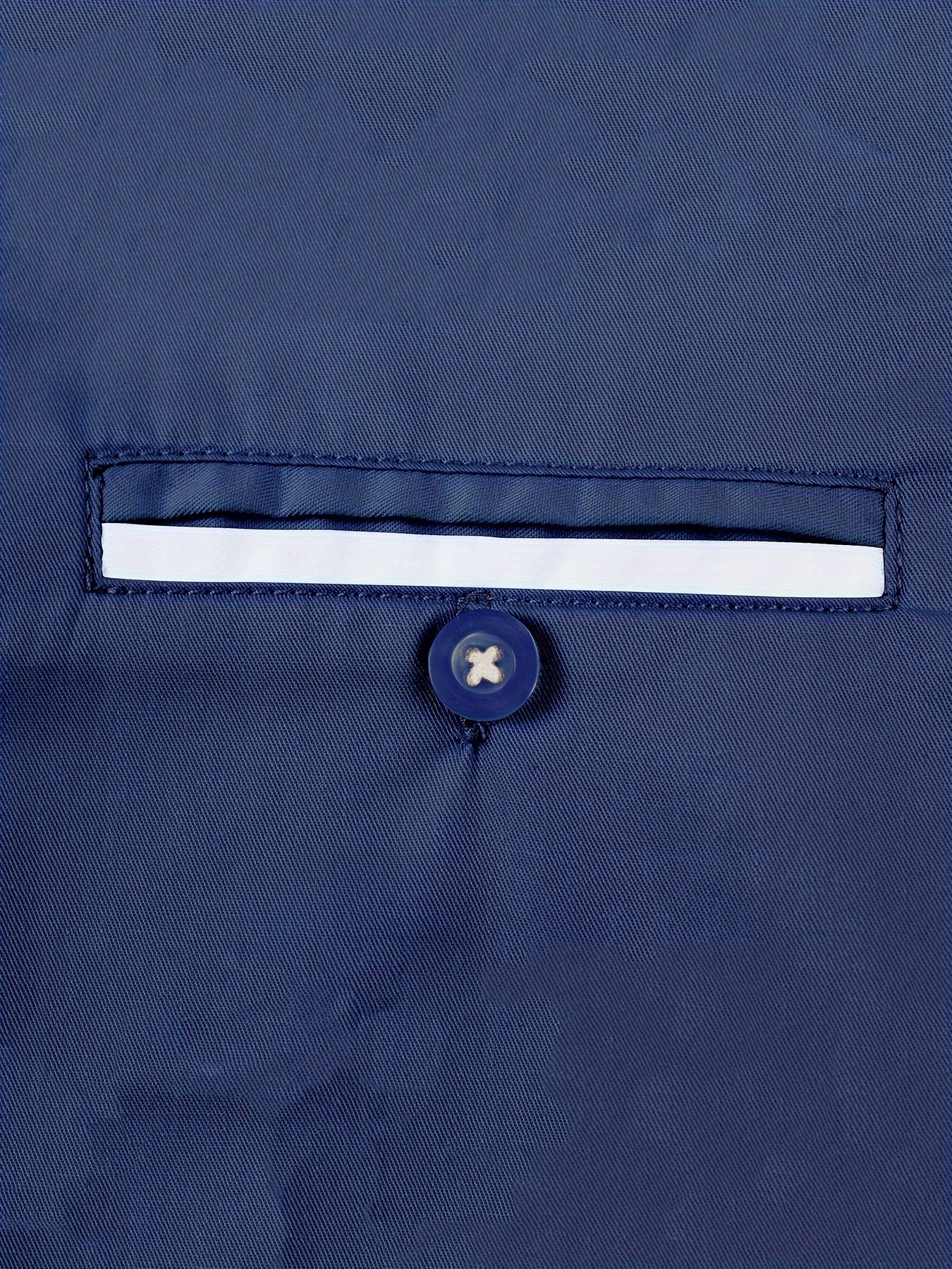 Men's Contrast Collar Design Lapel Collar Design Dress Shirts, Long Sleeve Casual Button Up Shirt For Formal Occasions