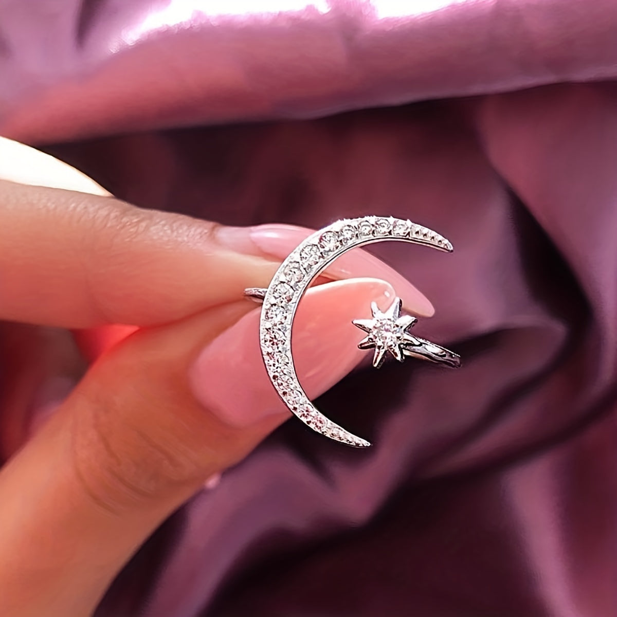 Modern Ring with Gold-tone