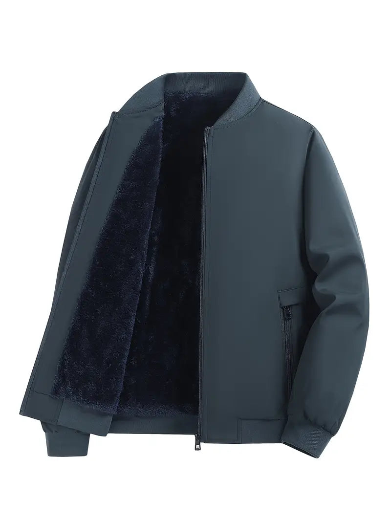 Fleece Polyester Zip Jacket