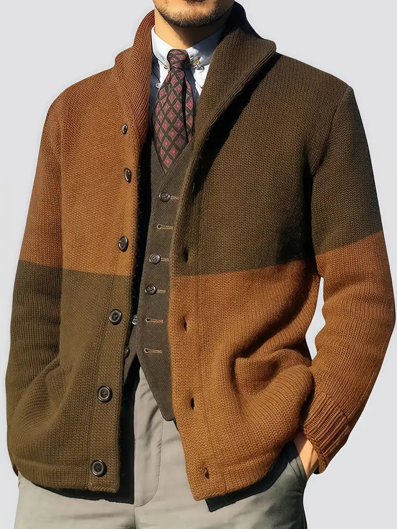 Knit Button-Up Sweater