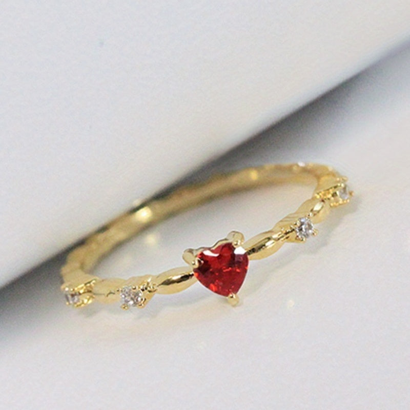Vintage Ring with Gold-tone