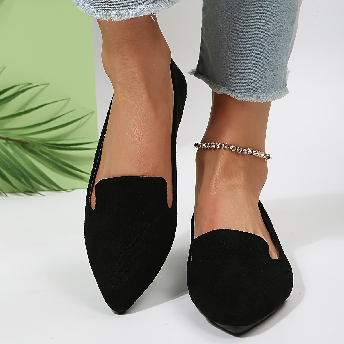 Timeless Plaid Flats with Slip-On