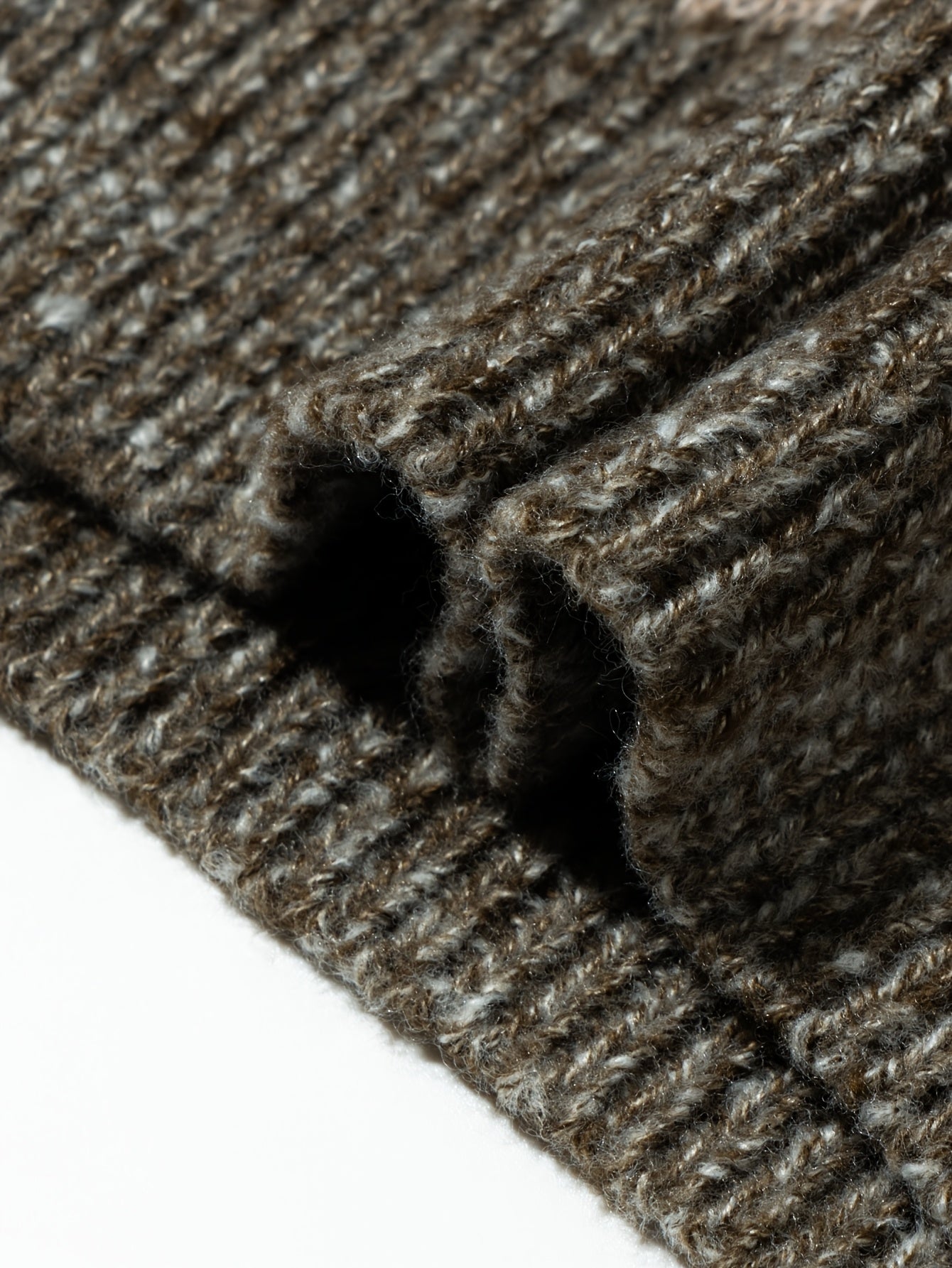 Men's Casual Color-Block Geometric Knit Sweater - Loose Fit Ribbed Detail Pullover, Machine Washable Autumn Winter Warm Crewneck Sweater for Casual Attire, Knitted Sweater, Durable Winter Wear
