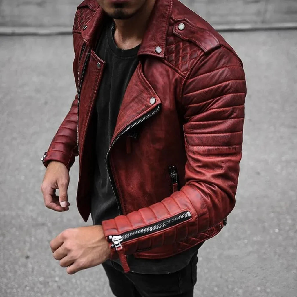 CASUAL LEATHER JACKET