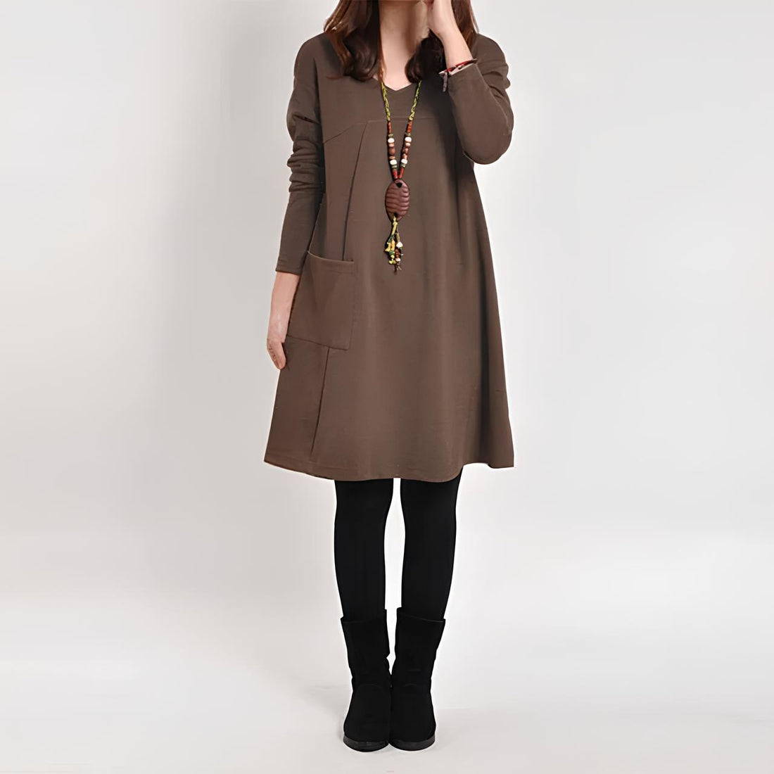 CLASSIC SWEATER DRESS