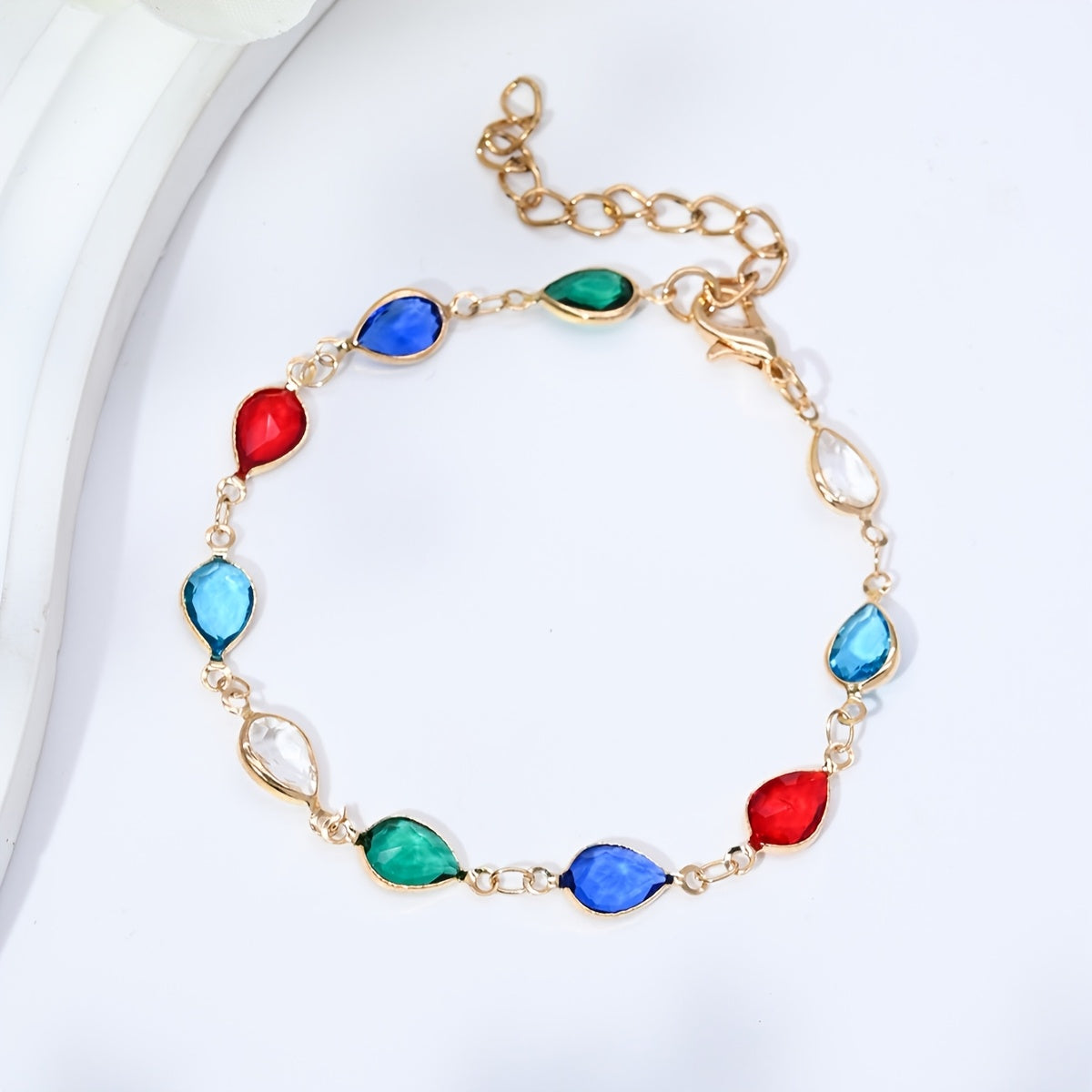 Modern 1-Piece Bracelet Set with Gold-tone