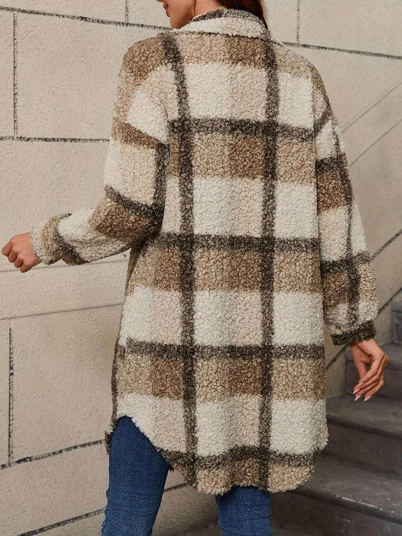 Plaid Long Jacket