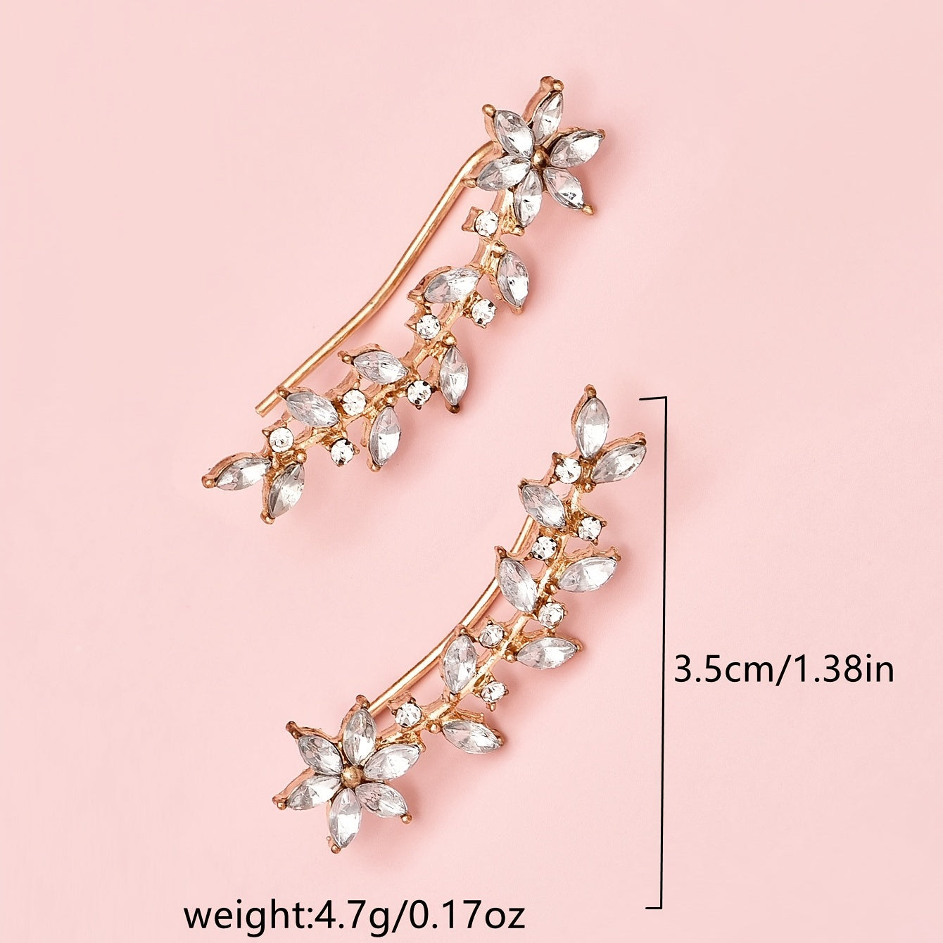 Boho Earrings with Gold-tone