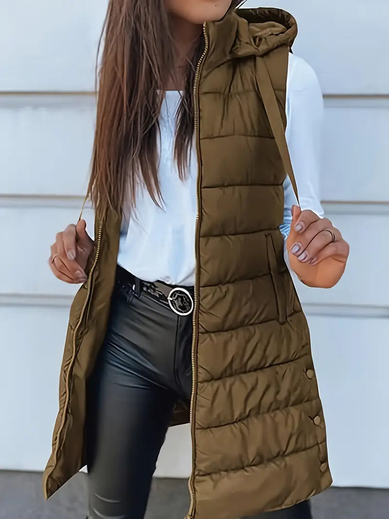 Long Hooded Jacket