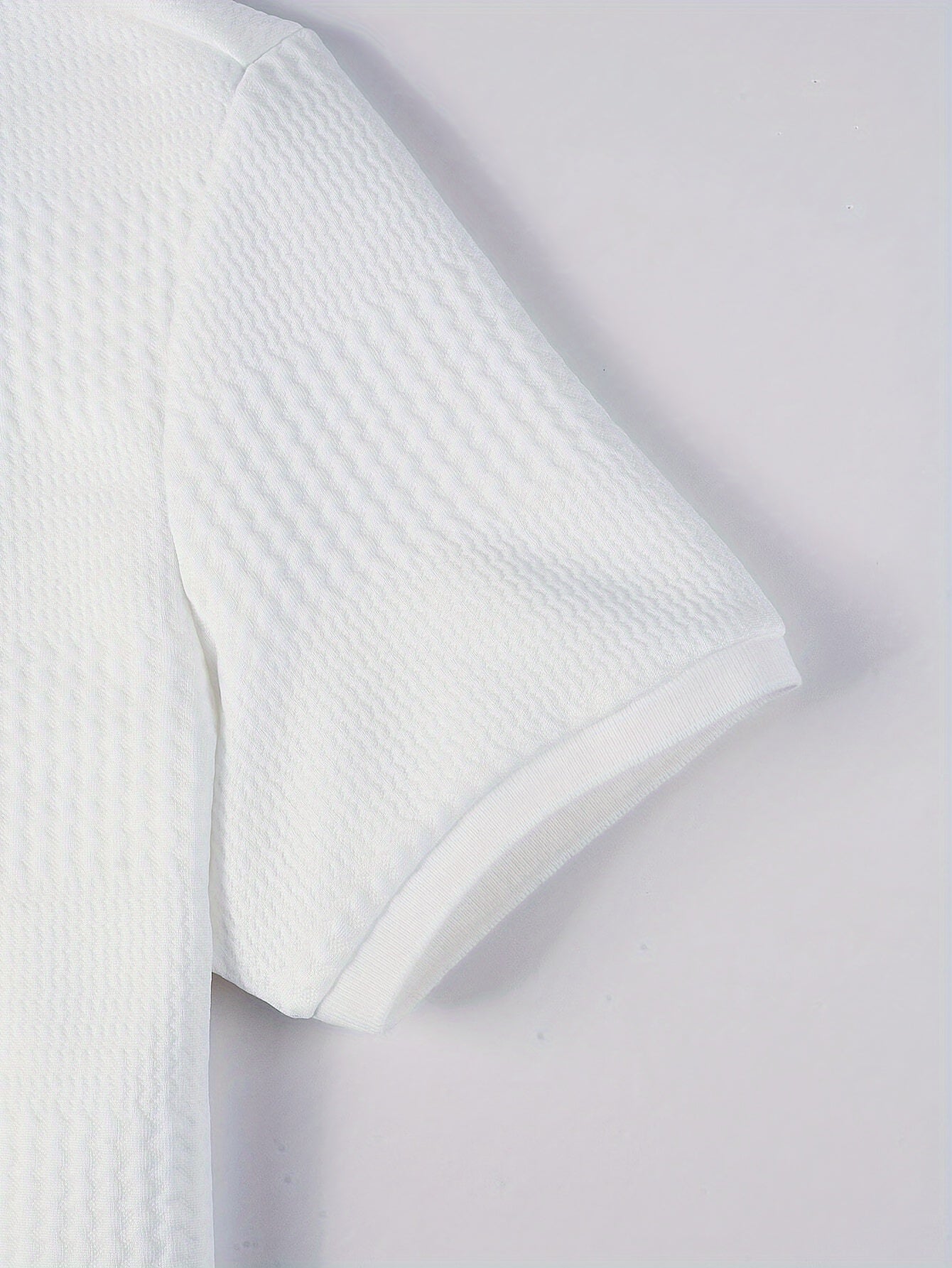 Men's Solid Short Sleeve Golf T-shirt For Summer Outdoor Business